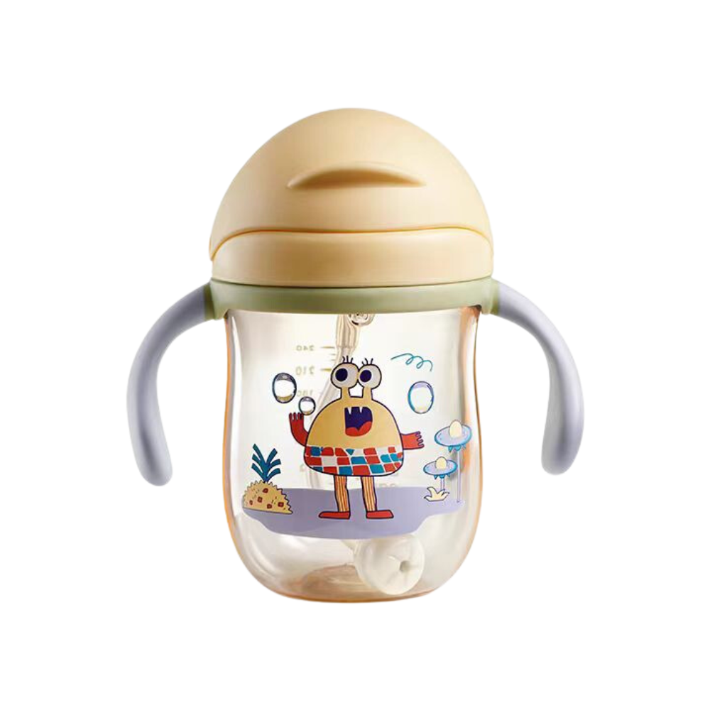 Babycare - Kids Water Sippy Cup - Yellow - 240ml