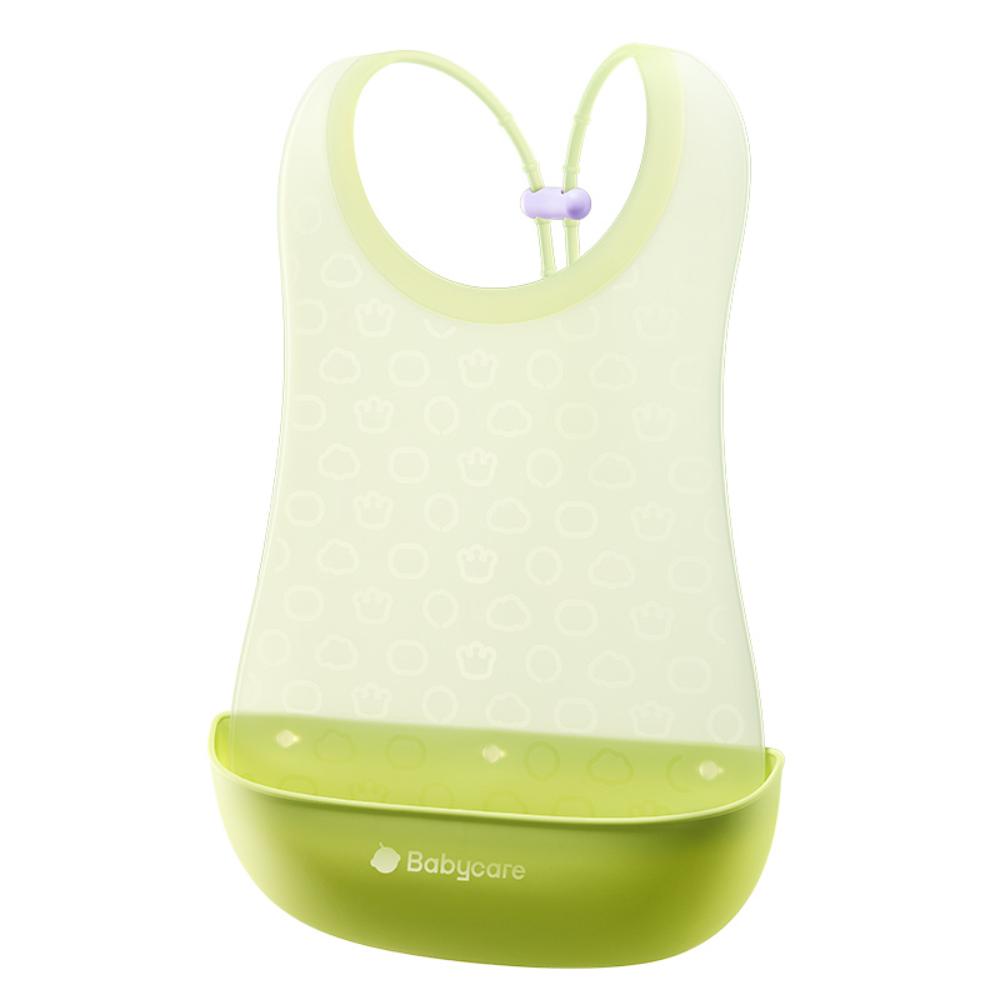 Babycare - Baby Silicone Bib - Jade Green