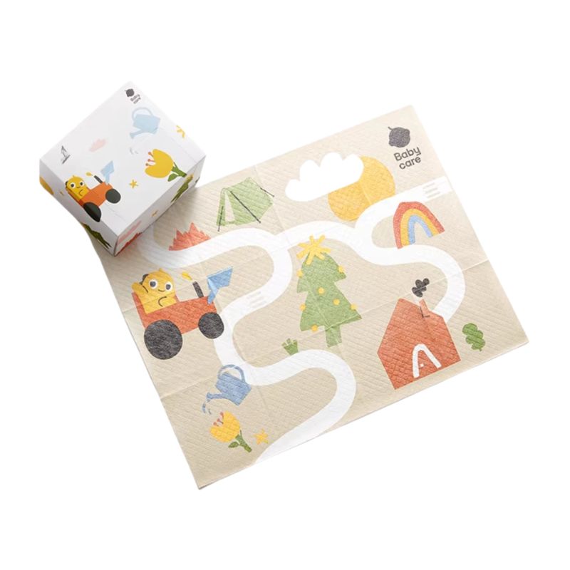 Babycare - Disposable Table Mat - Dino Oranges - 20 Pcs