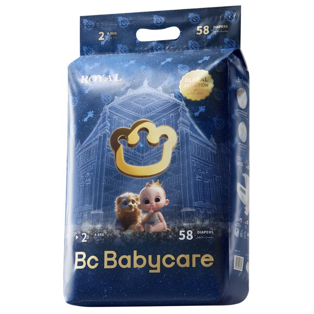 Babycare - Royal Baby Diapers - Size 2 - 4-8 kg - 58 Pcs
