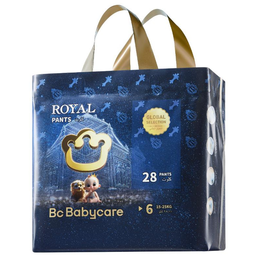 Babycare - Royal Baby Diaper Pants - Size 6 - 15-25 kg - 28 Pcs