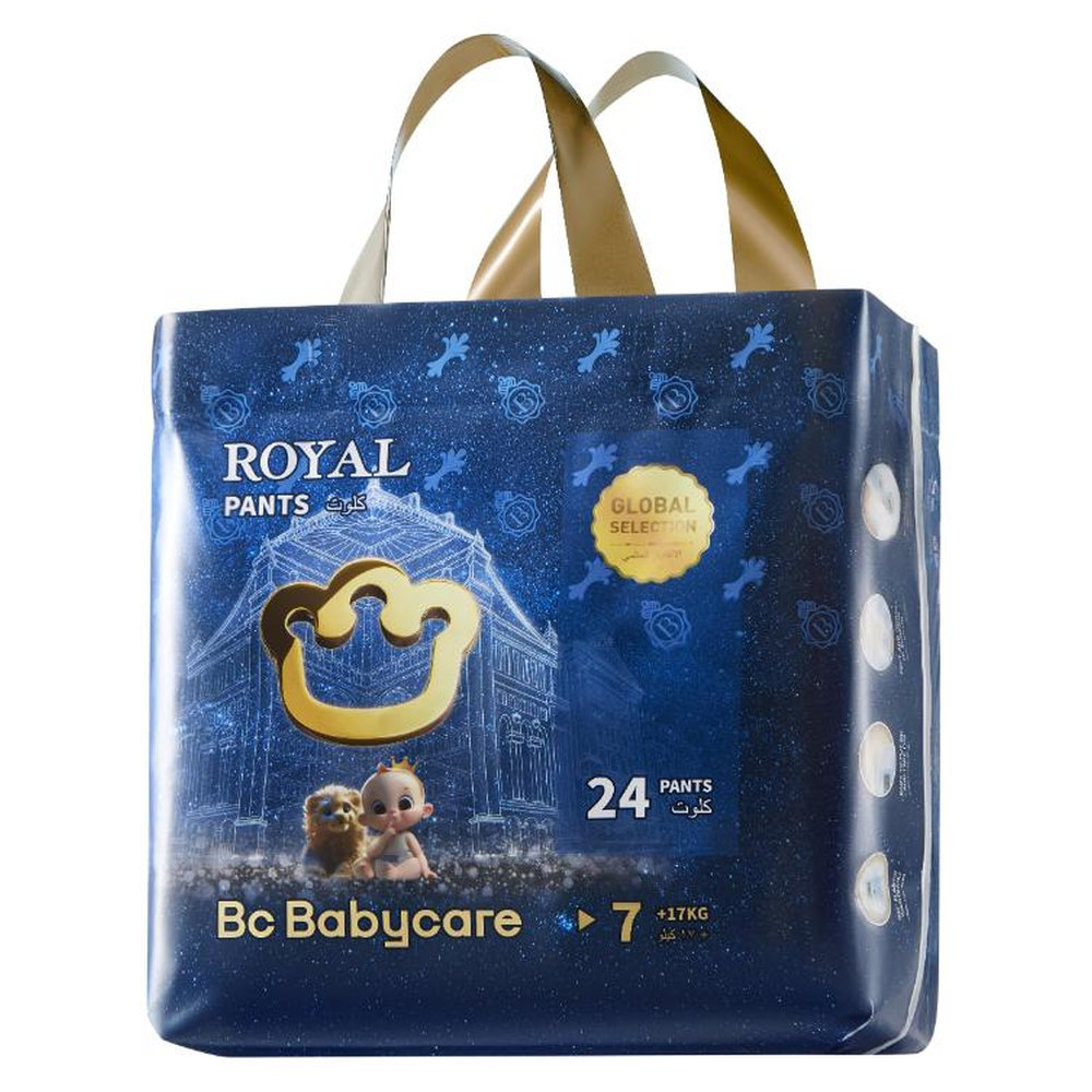 Babycare - Royal Baby Diaper Pants - Size 7 - 17 kg Plus - 24 Pcs
