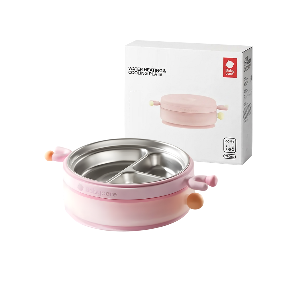 Babycare Water Heating & Cooling Food Plate - 720 ml