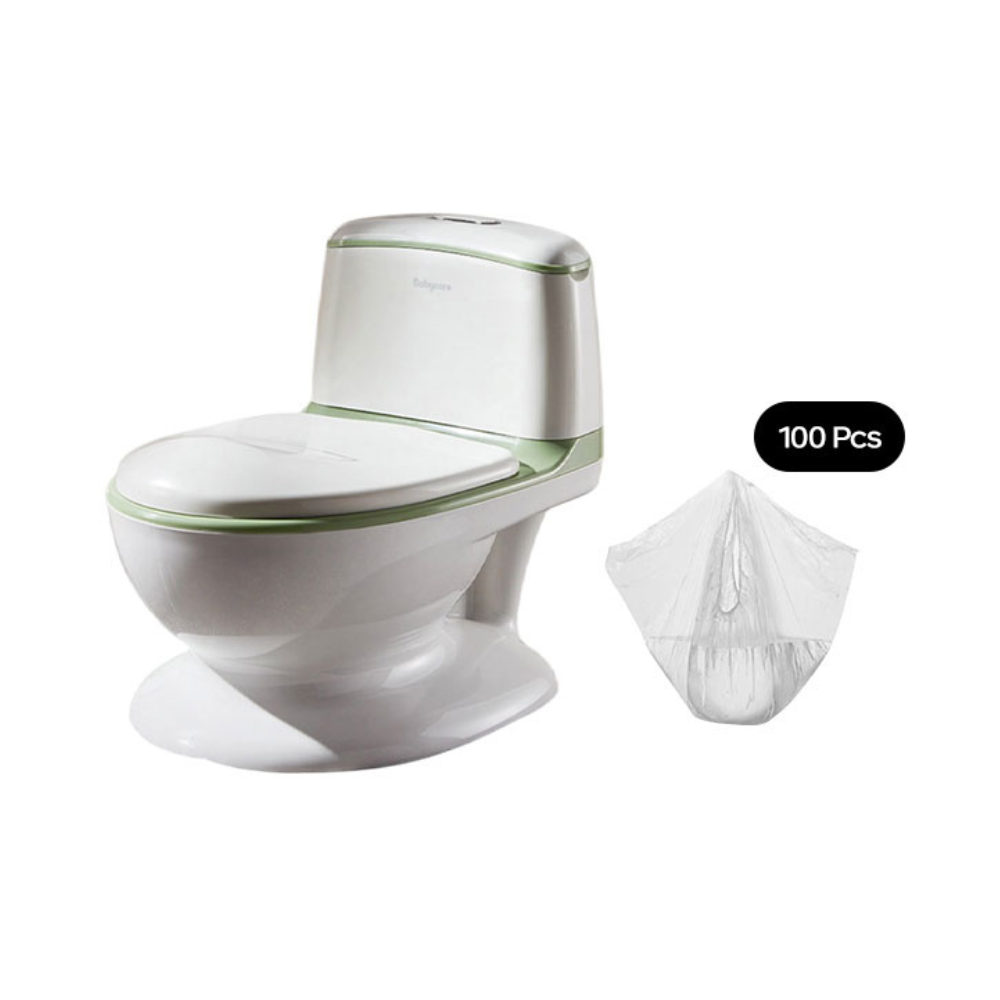 Babycare - Kids Training Toilet with 100 Disposable Plastic Liners