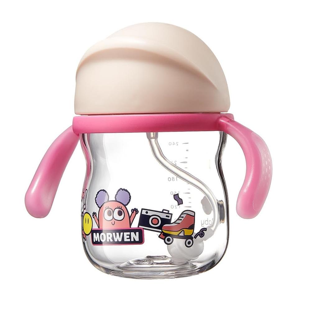 Babycare - Sippy Cup Water Bottle - 240 ml - Multicolor