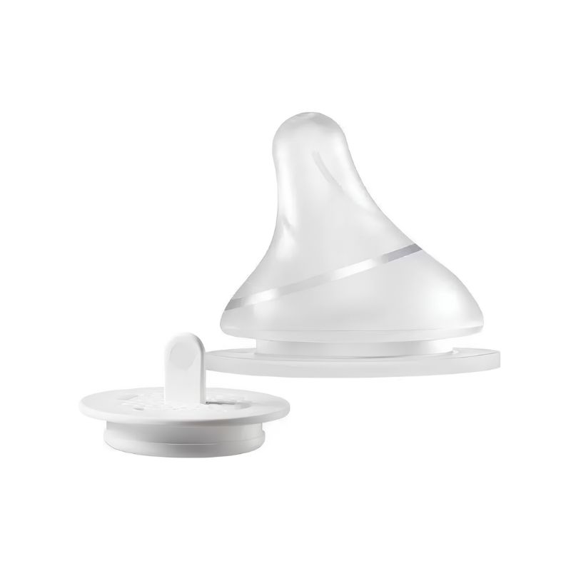Babycare - Tilted Head Bottle Nipple - Transparent