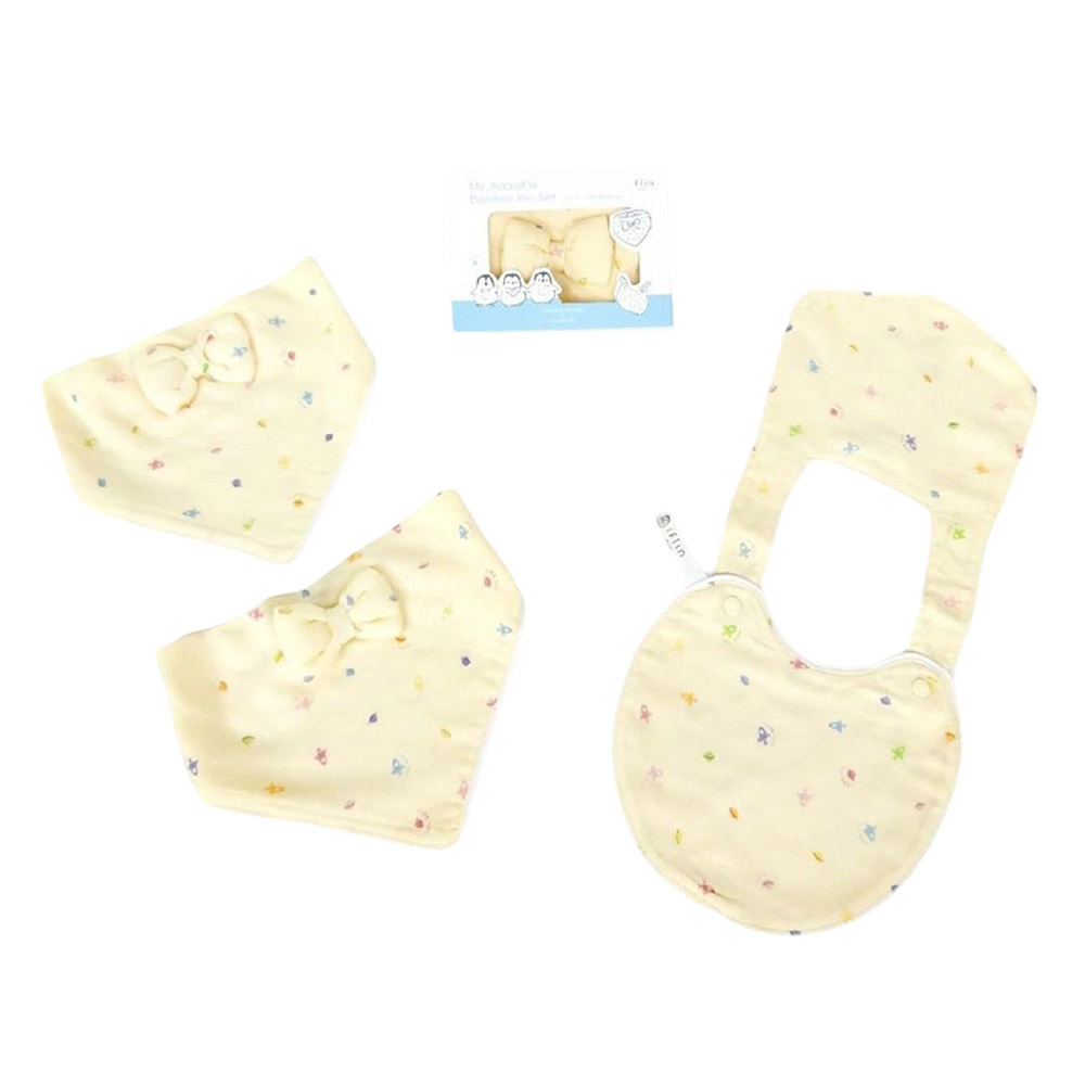 Iflin Baby - My Adorable Bamboo Bibs - 3 Pc Set - Playful Space