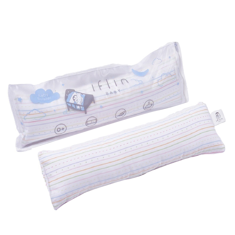 Iflin Baby My Sweet Dreams Bamboo Bolster - Playful Stripes
