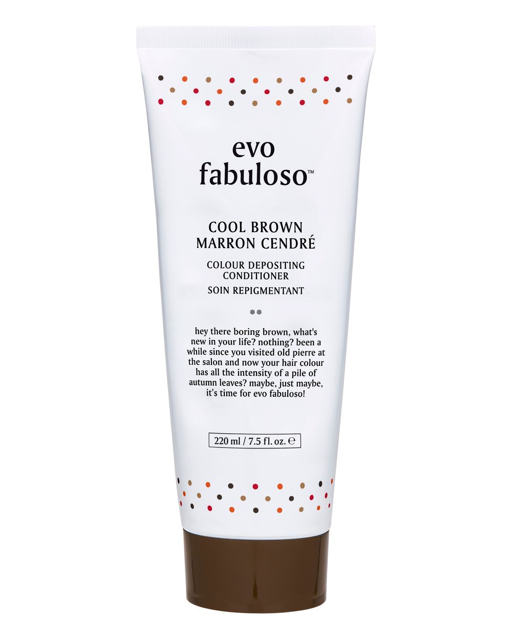Evo Hair Fabuloso Cool Brown Colour Depositing Conditioner - 220 ml