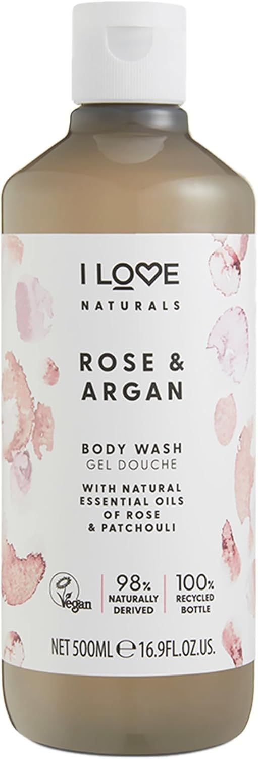 I LOVE - Naturals Rose and Argan Body Wash - 500ml