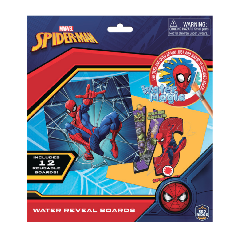 Marvel Spider Man Water Reveal Boards