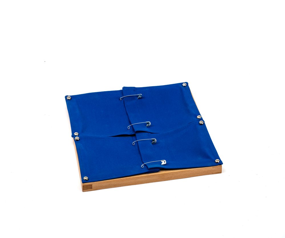 Edu Fun - Safety Pin Frame Montessori Toy - Blue