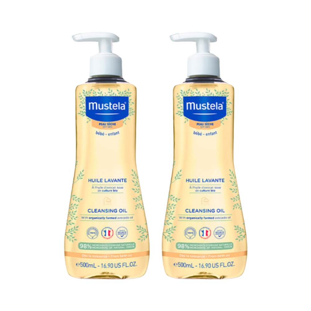 Mustela - Cleansing Oil 500ml Each - Pack Of 2