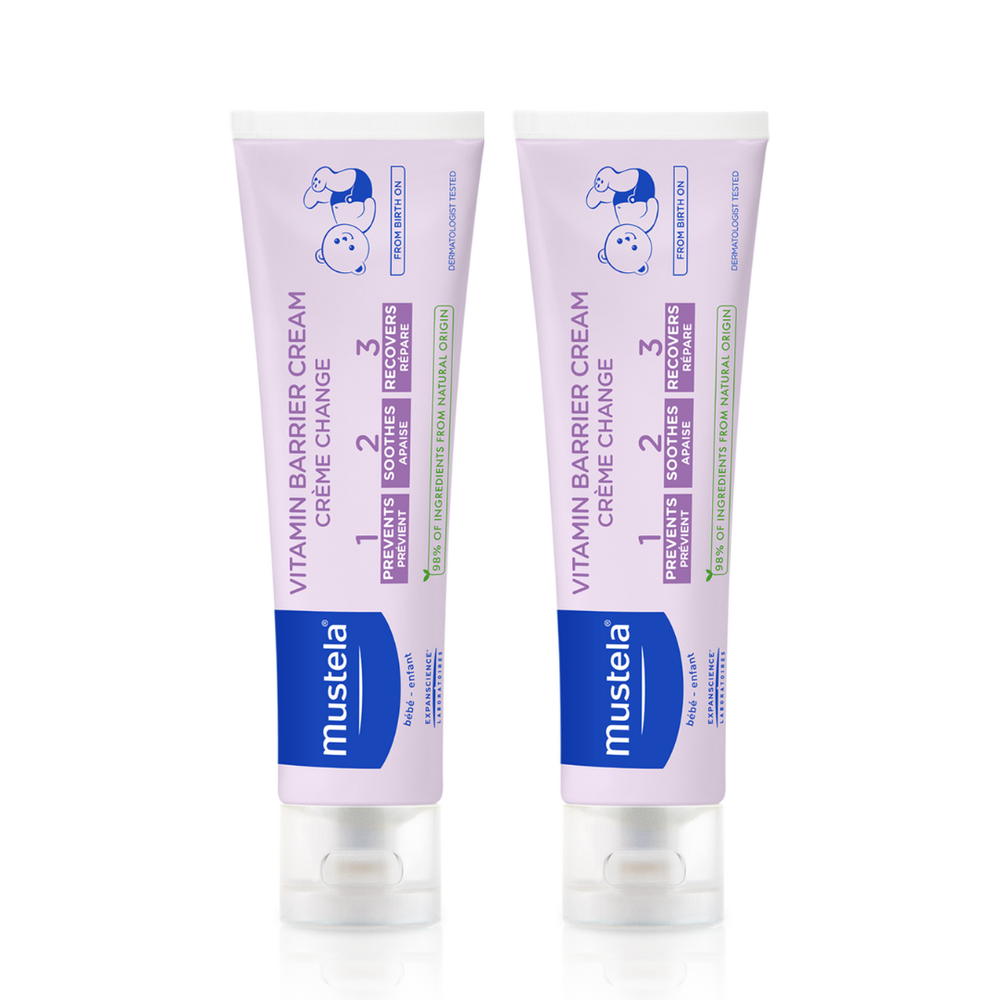 Mustela - Vitamin Barrier Cream 123 50ml - Pack Of 2