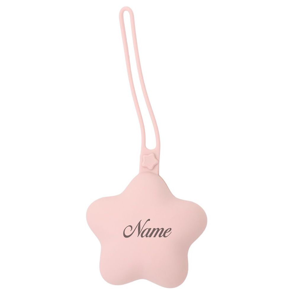 Mommy's Charms Personalized Silicone Pacifier Case - Pink