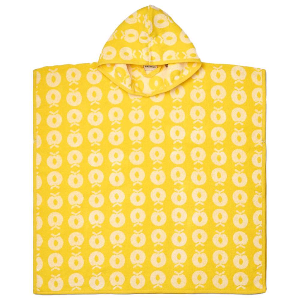 Smafolk - Apple Print Poncho Towel - Yellow