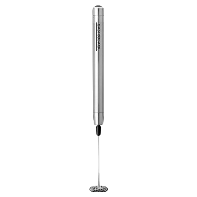 Gastroback Pen Milk Frother Latte Maker - Silver