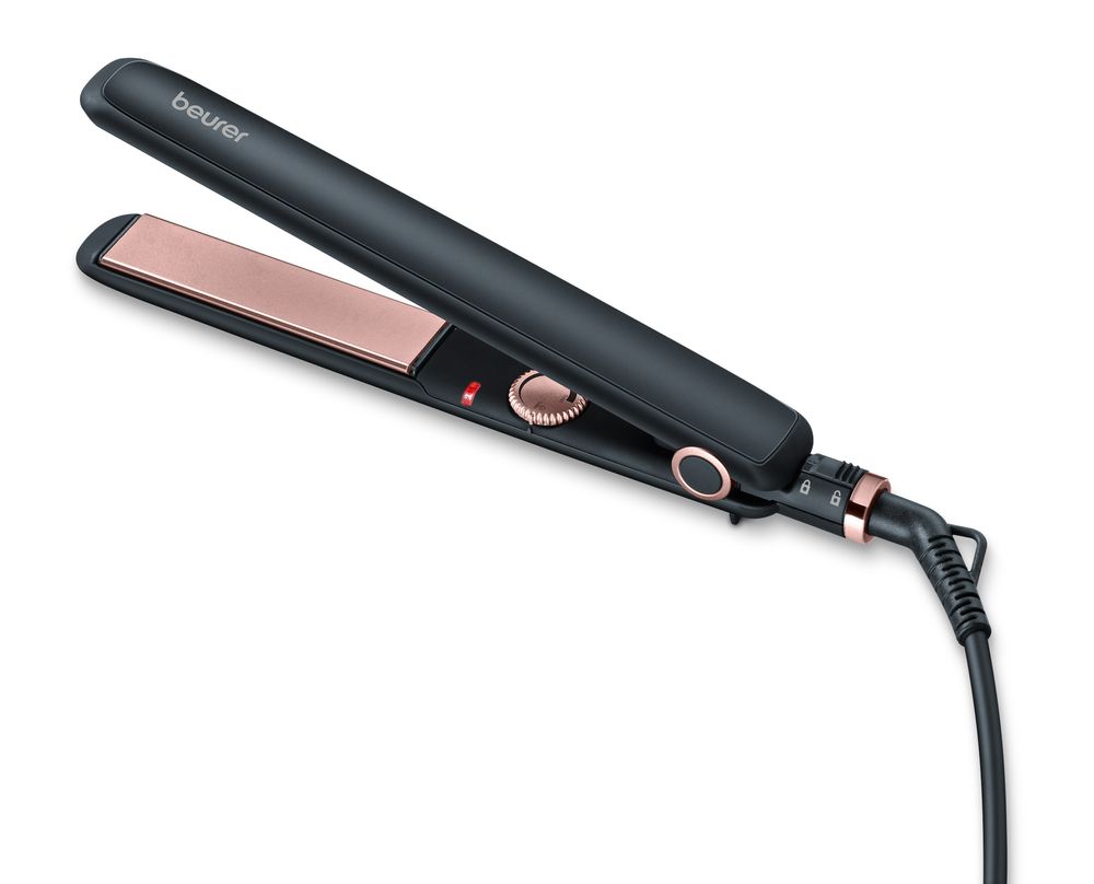 Beurer - StylePro Hair Straightener - Black/Rose Gold