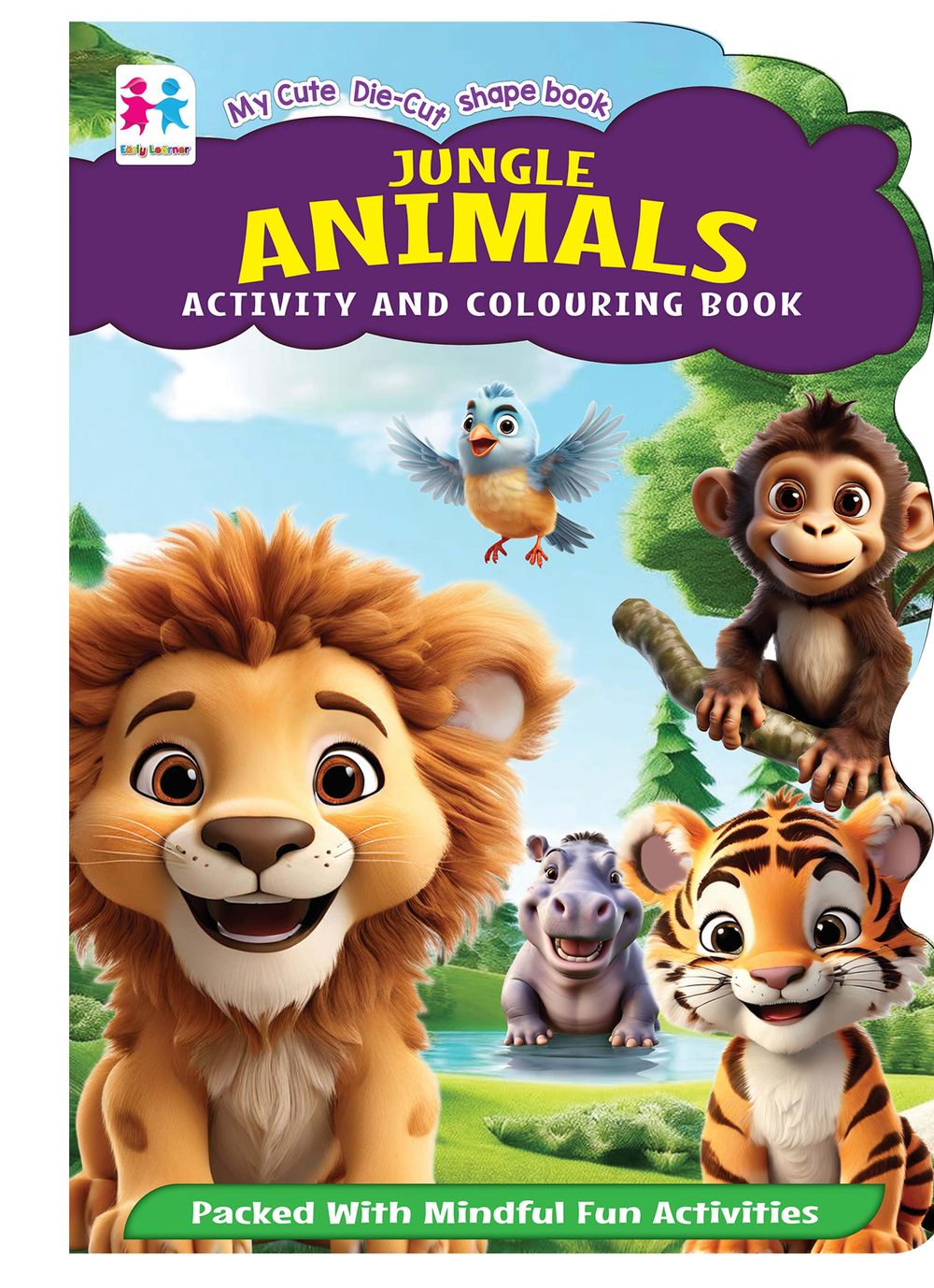كتابي الجميل المقطوع بالقالب - حيوانات الغابة