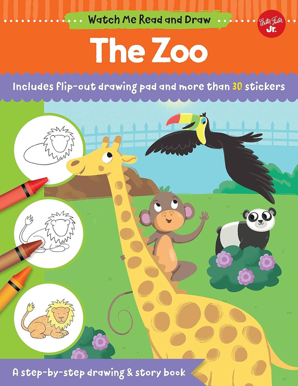 Watch Me Read and Draw: The Zoo