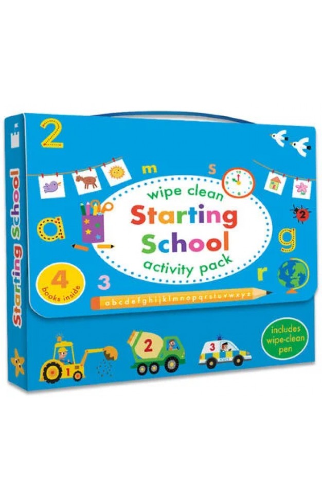 Wipe Clean Carry Case: Starting School Activity Pack - Set of 4