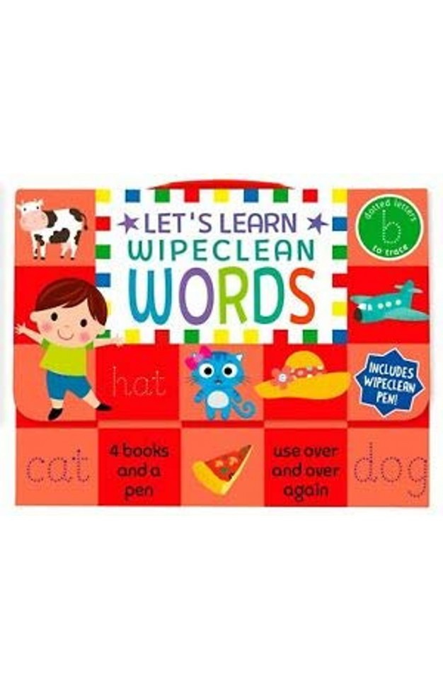 Wipe Clean Carry Case: Words Activity Pack - Set of 4