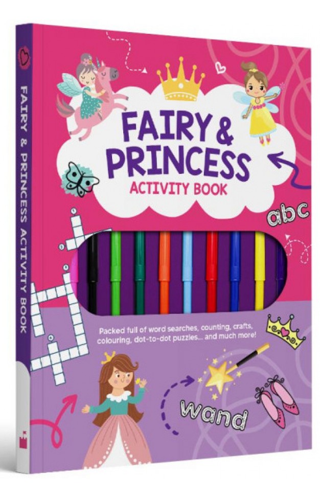 Activity 10-Pen Pad: Fairy And Princess Activity Book