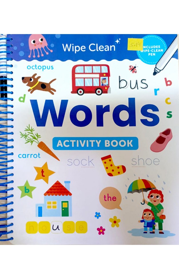 Wipe Clean Words Activity Book