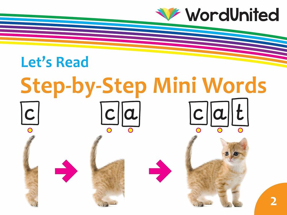 Word United - Lets Read Step By Step Mini Words