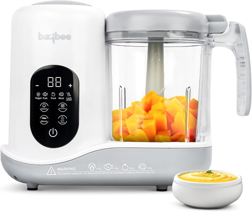 Baybee Blenzy 5-in-1 Electric Baby Food Processor - White