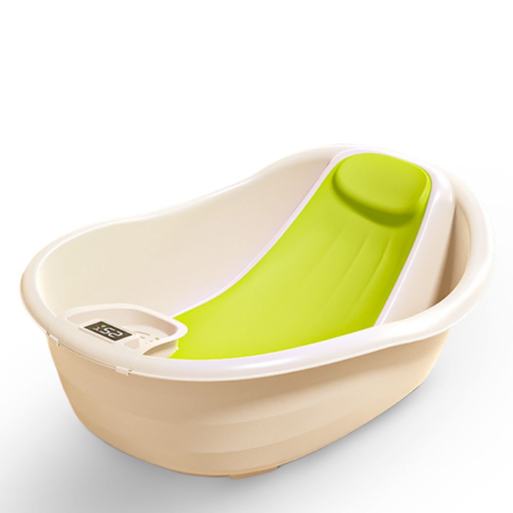 Baybee - Baby Bath Tub With Anti-Slip Support - Multicolor