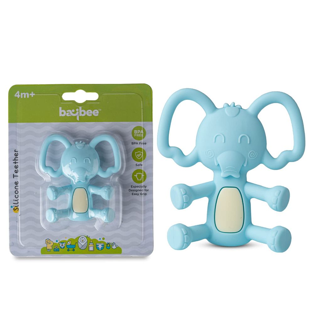 Baybee Elephant Silicone Teether For Baby