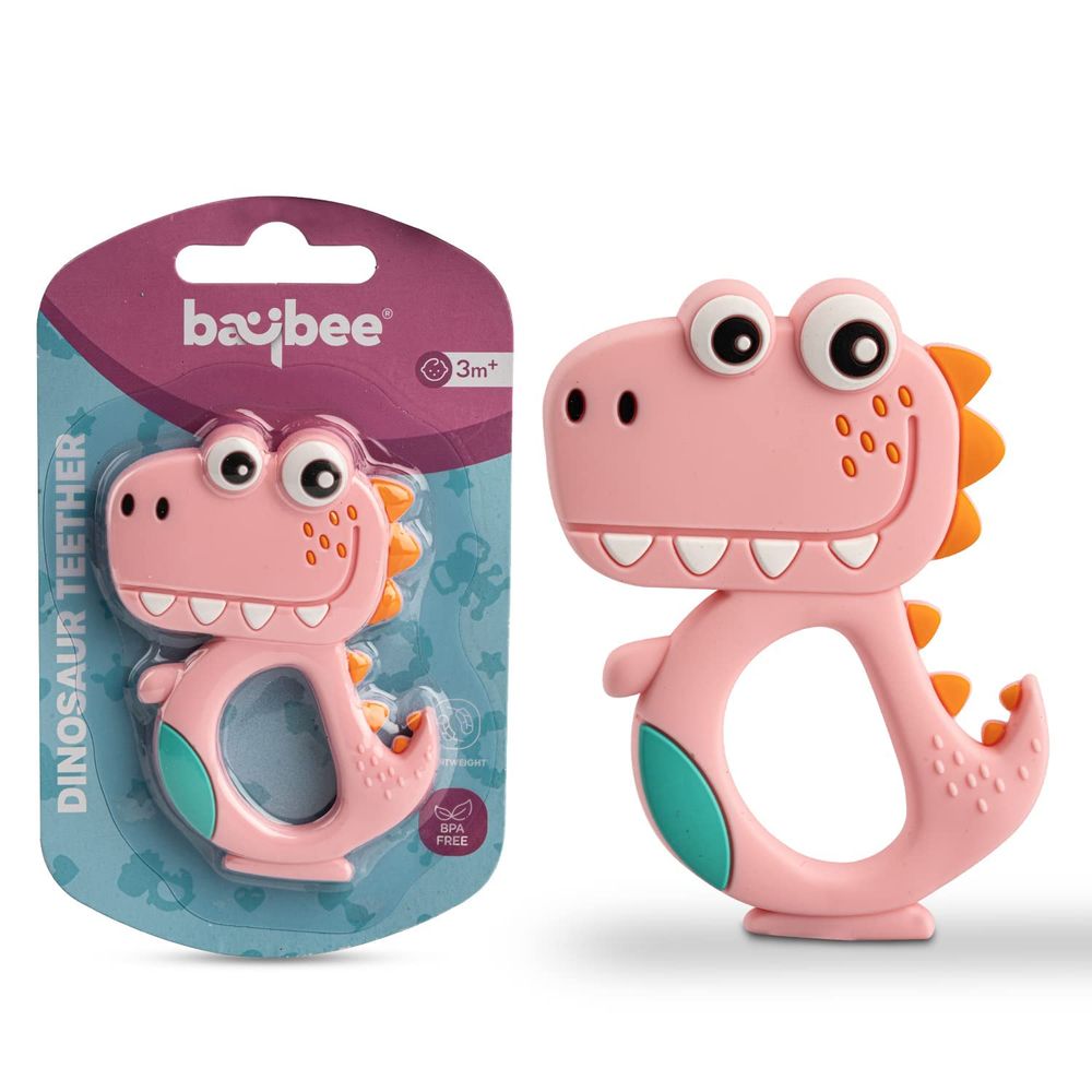 Baybee Dinosaur Silicone Teether For Baby