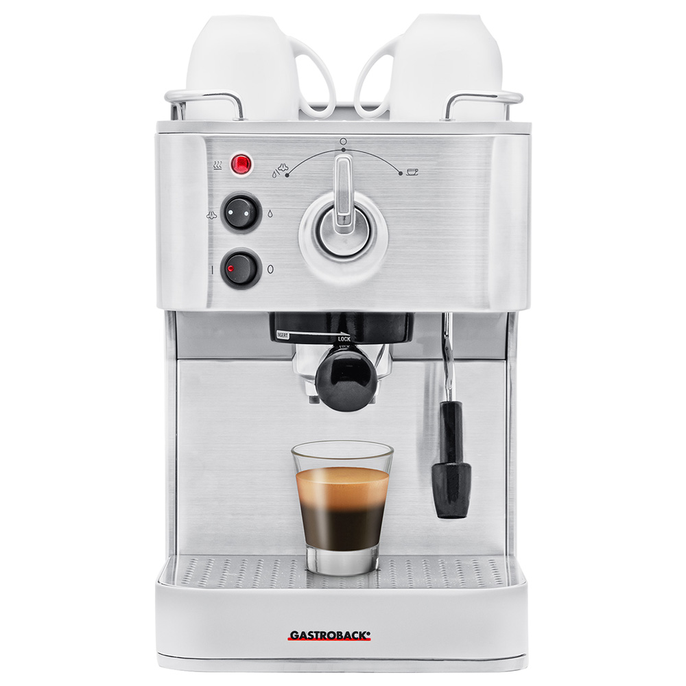 Gastroback Design Espresso Plus Coffee Machine - Silver