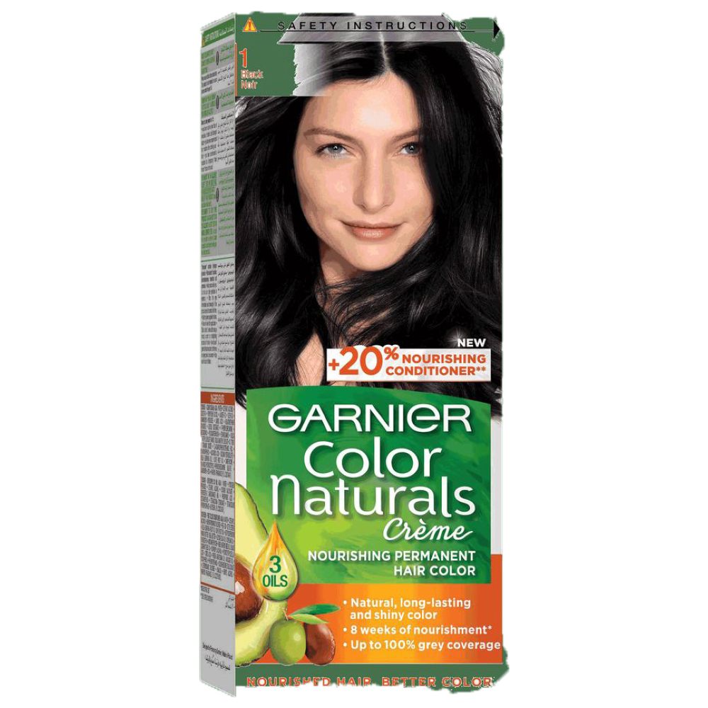 GARNIER - Color Naturals Cream Hair Color - 1 Black