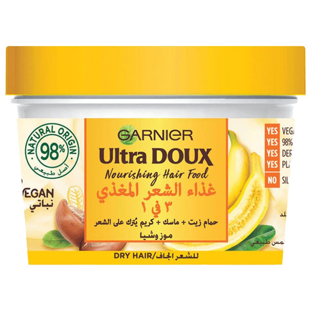 غارنييه - ألترا دو غذاء الشعر بالموز - 390 مل