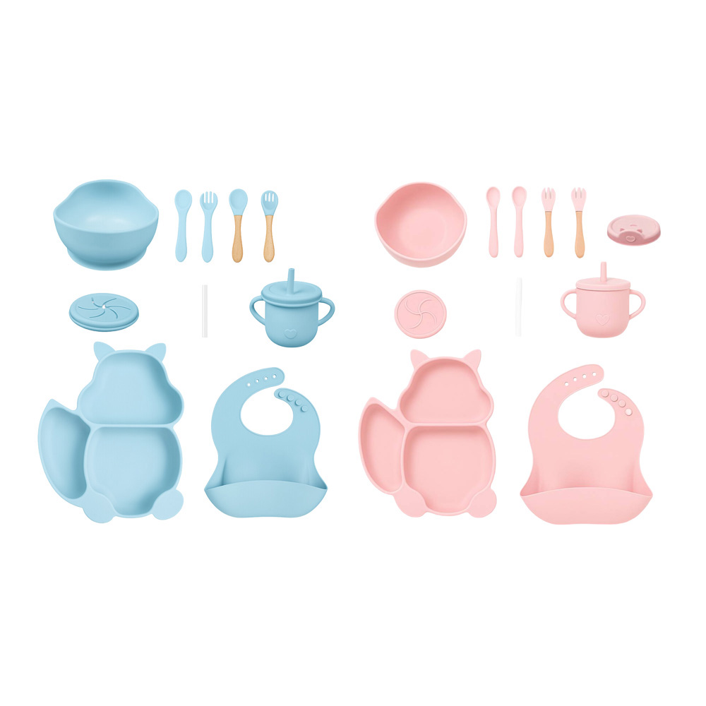 Factory Price - Nora Baby Feeding Tableware Set - 12 Pcs - Bunny