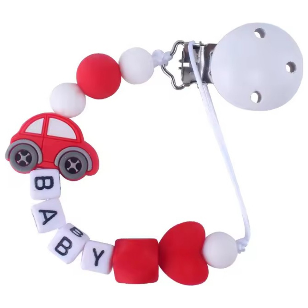 Factory Price - Silicone Pacifier Clip - Car