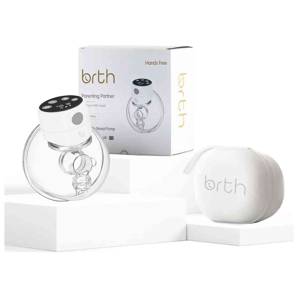 birth - Wearable Single Electrical Breast Pump - White