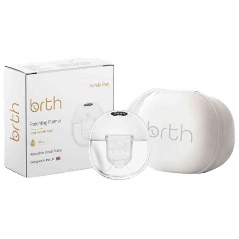 birth - Hands-Free Electric Single Breast Pump - White