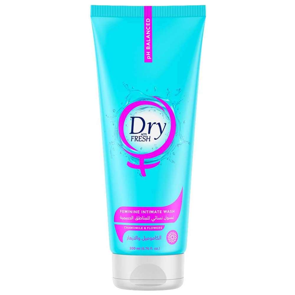 دراى فريش جيل غسول نسائي للمناطق الحميمية - الكاموميل والازهار - 200 ميليلتر