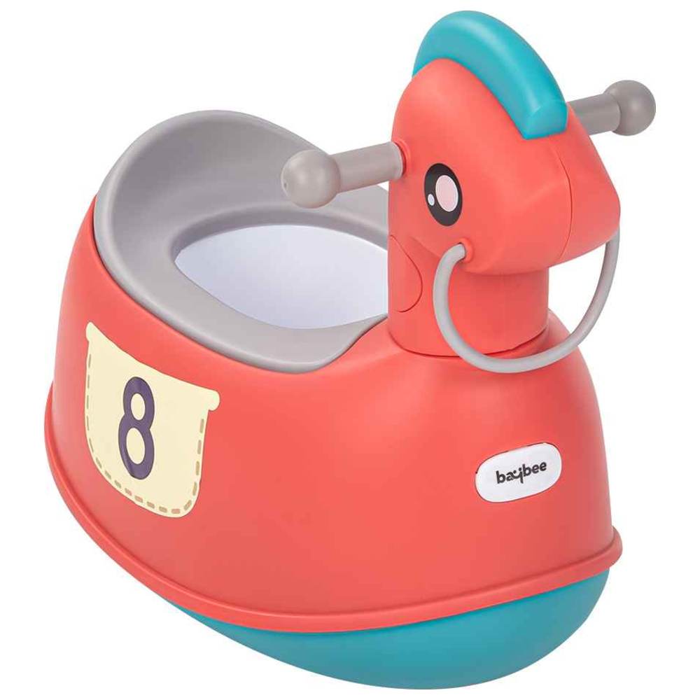 بايبي - كرسي نونية للأطفال بغطاء بونيتا - أحمر