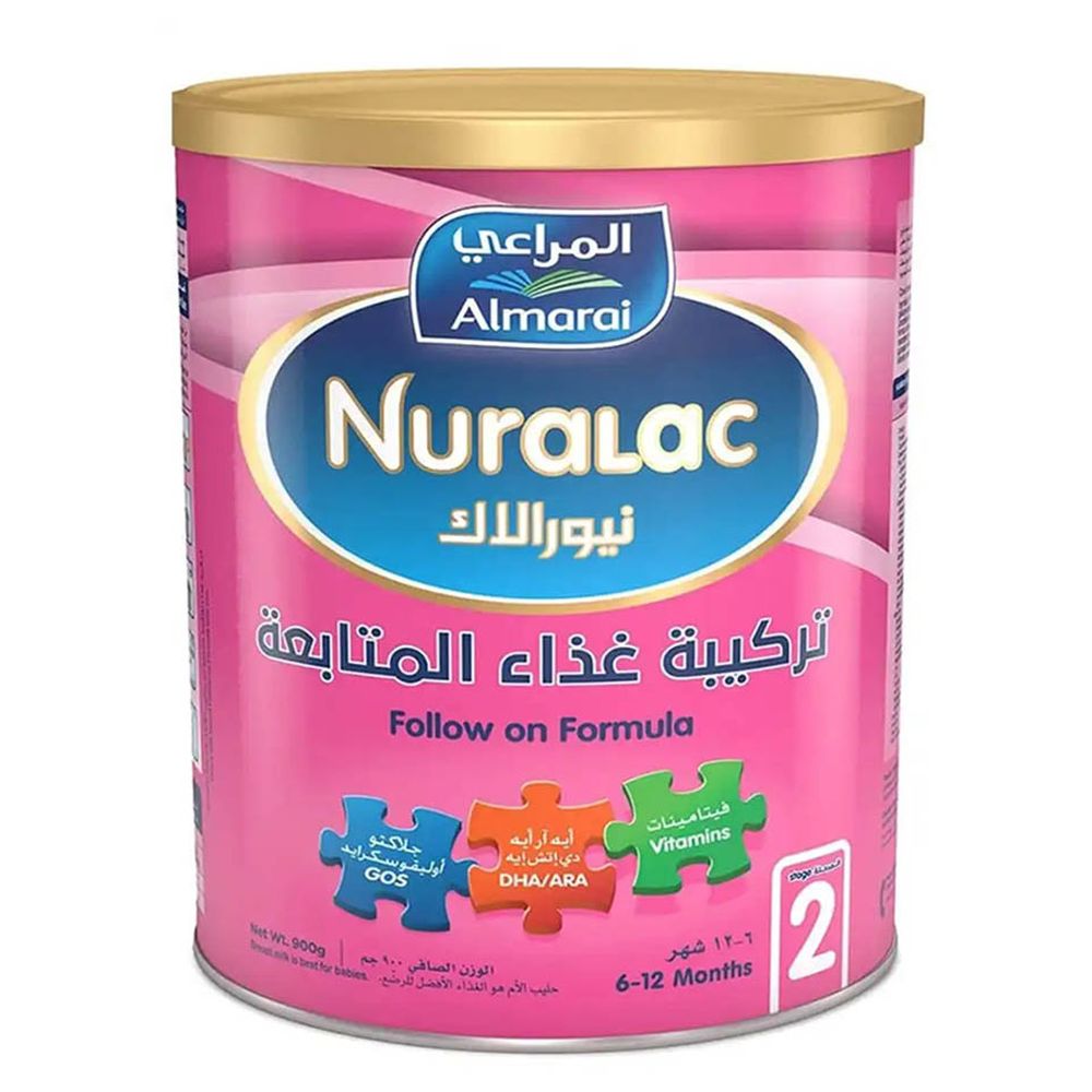 Nuralac - Growing Up Stage 2 Milk Powder - 900 gm