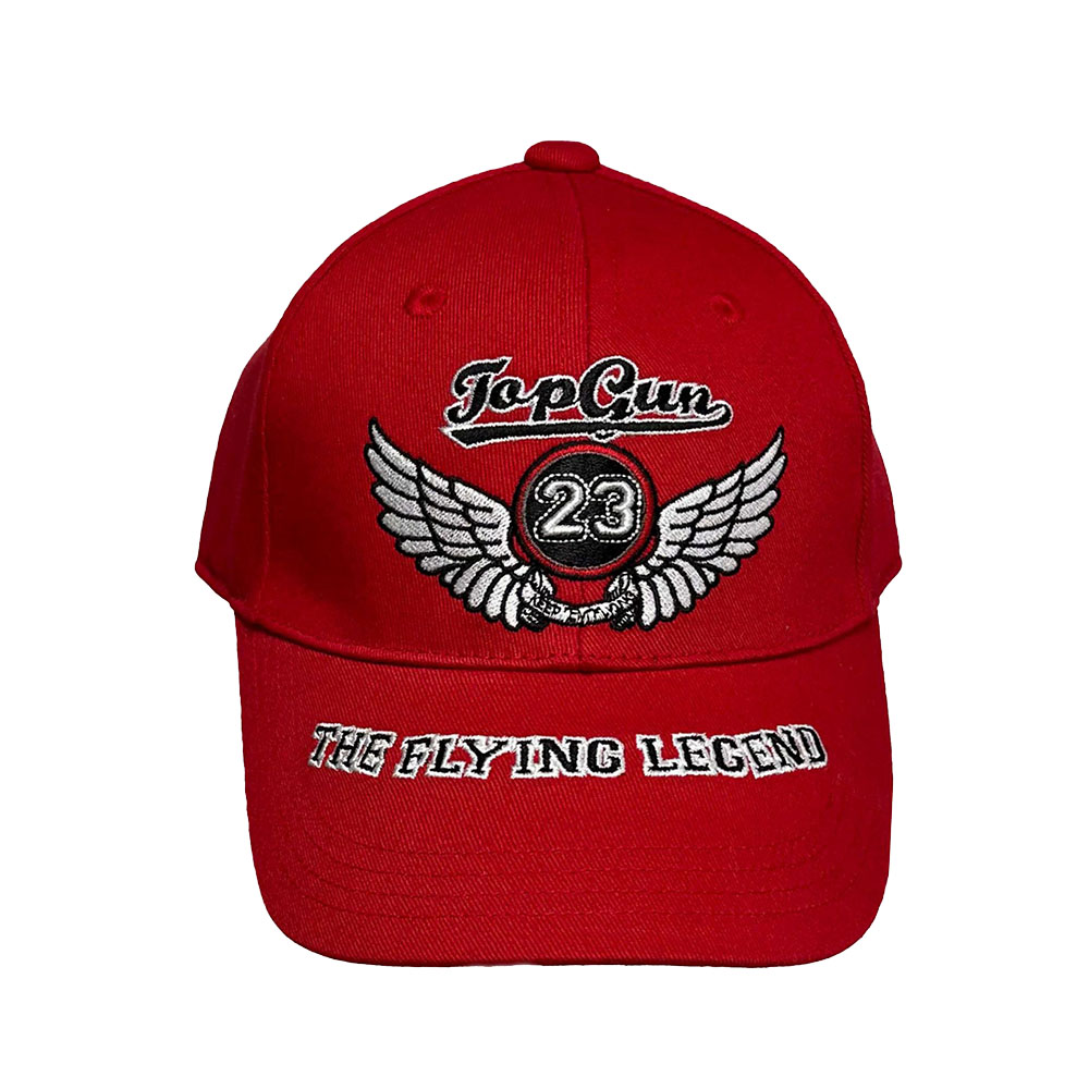 توب غان - قبعة أطفال ذا فلاينغ ليجند - حمراء