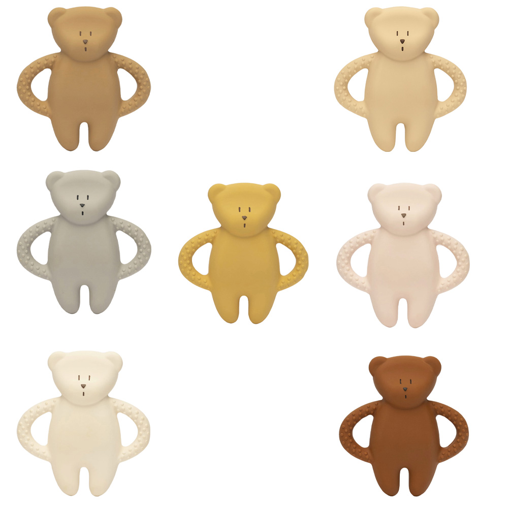 Moonie Natural Rubber Teether Bear
