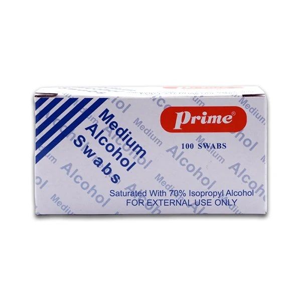 Prime - Alcohol Swabs - Pack of 100