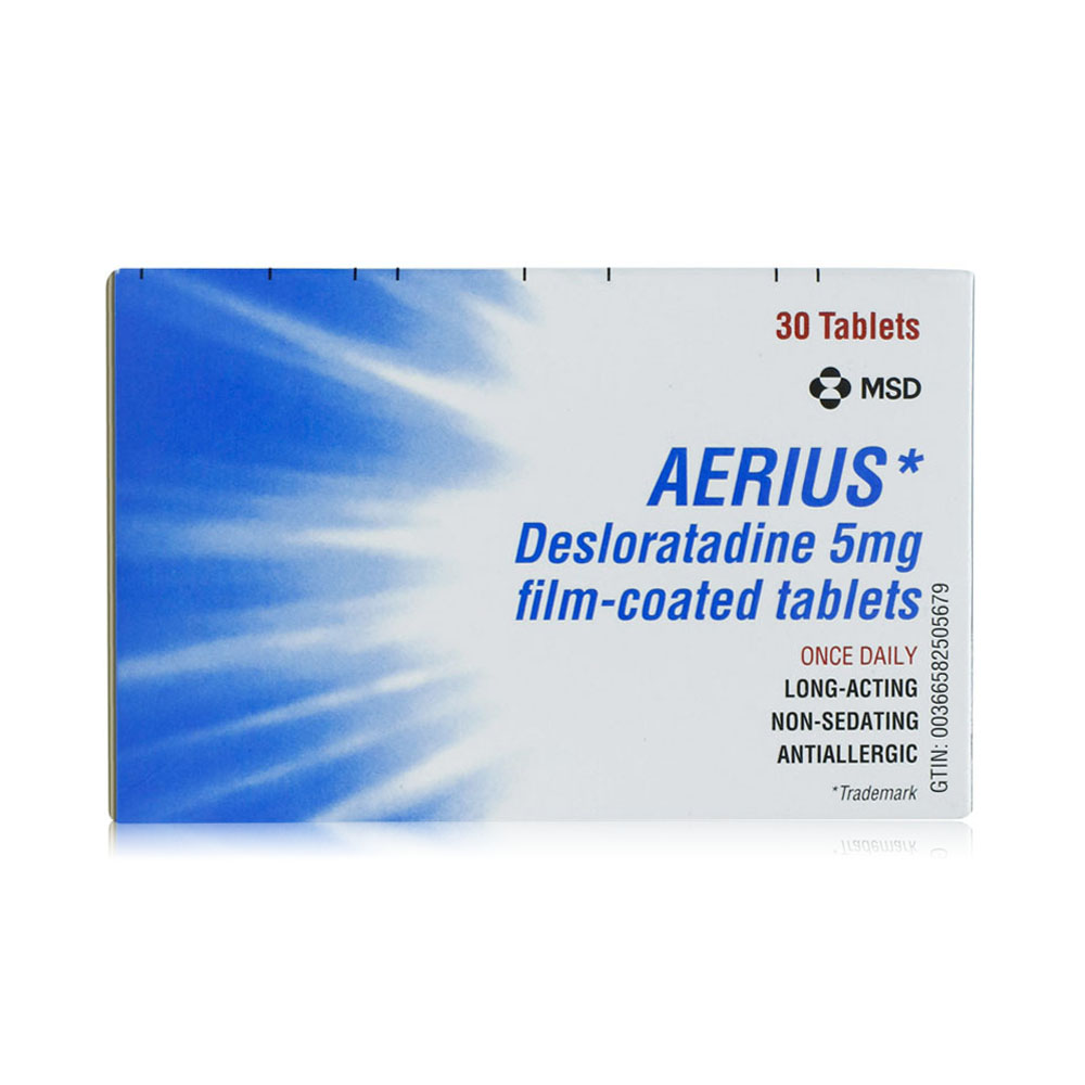 Aerius 5mg - 30 Tablet