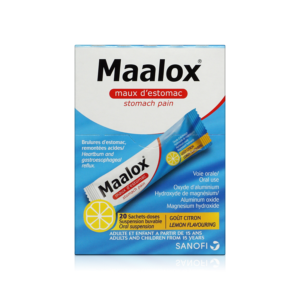 Maalox Lemon Flavour - 20 Sachets