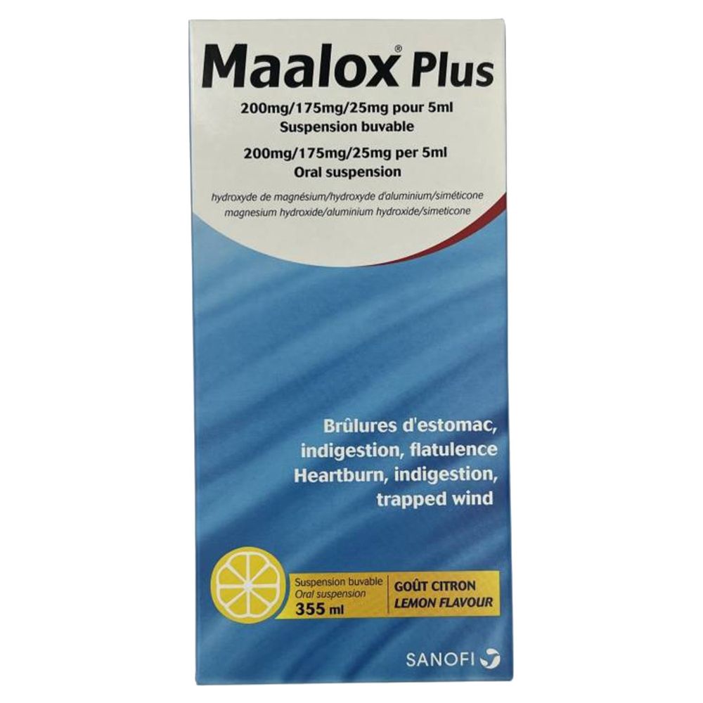 Maalox Plus Suspension - 355ml
