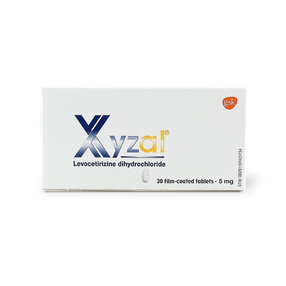 Xyzal 5mg - 30 Tablet